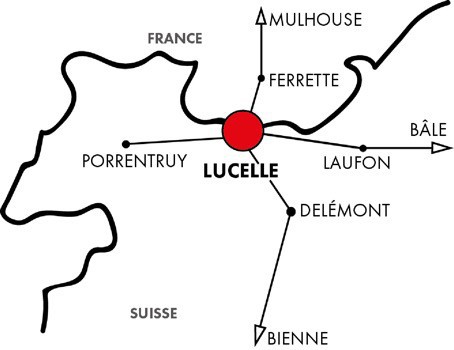 Karte Lucelle