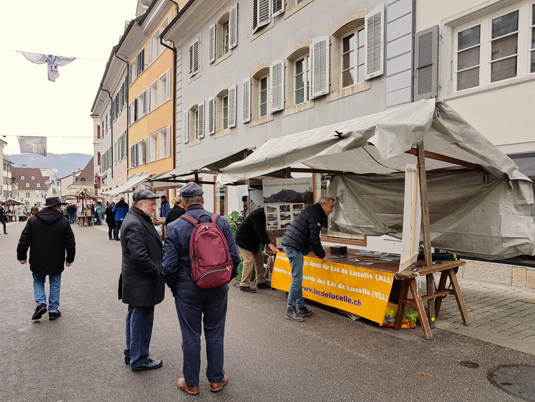 Présence au marché de Delémont