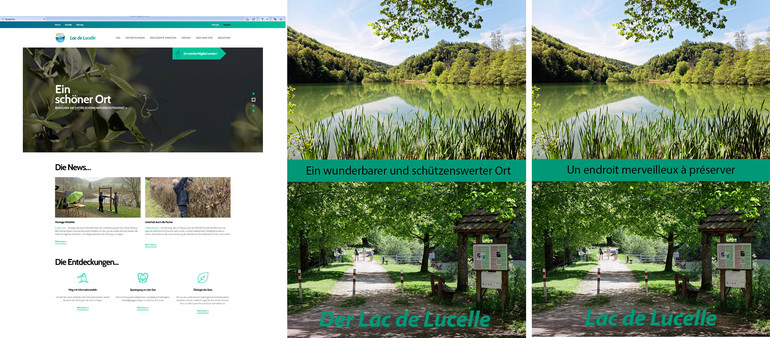 Screenshot kurz Home Lac de Lucelle