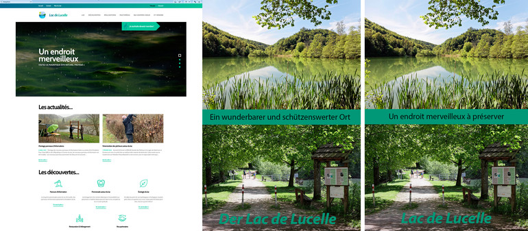 Screenshot kurz Home Lac de Lucelle