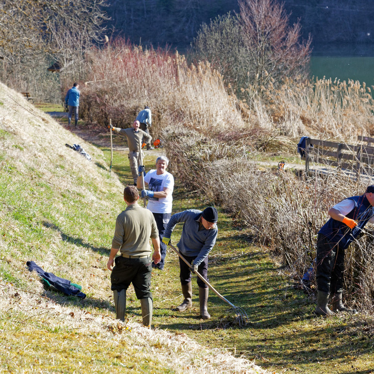 Entretien par des pêcheurs