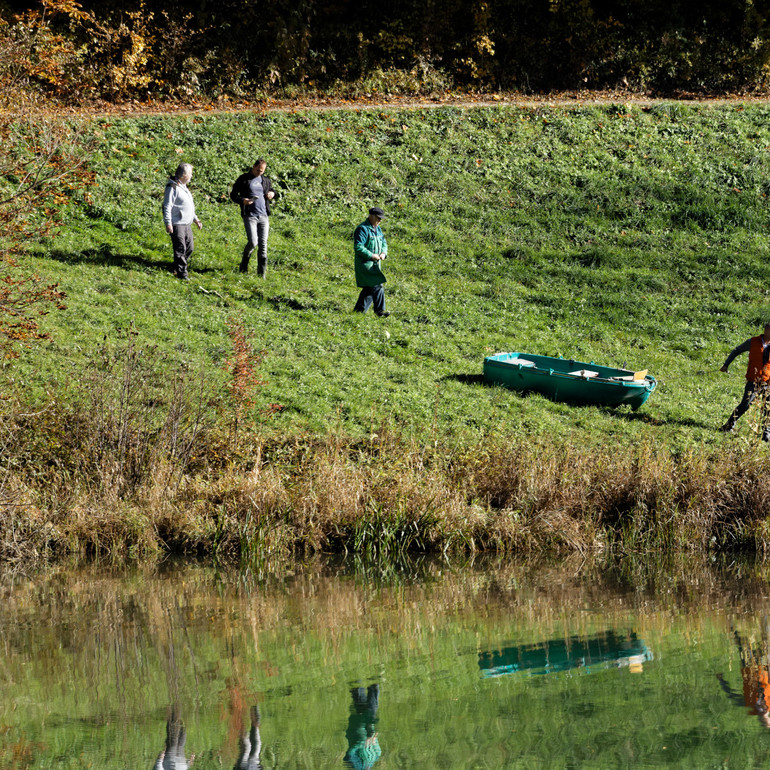 Envasement du lac – Inspection sur place