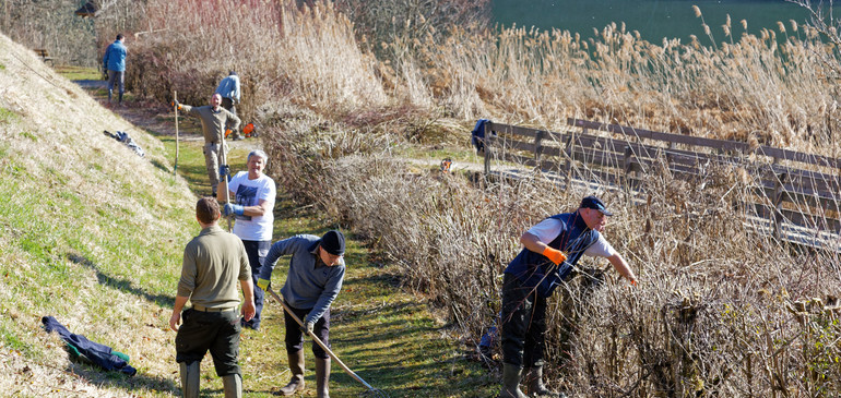 Entretien des pêcheurs